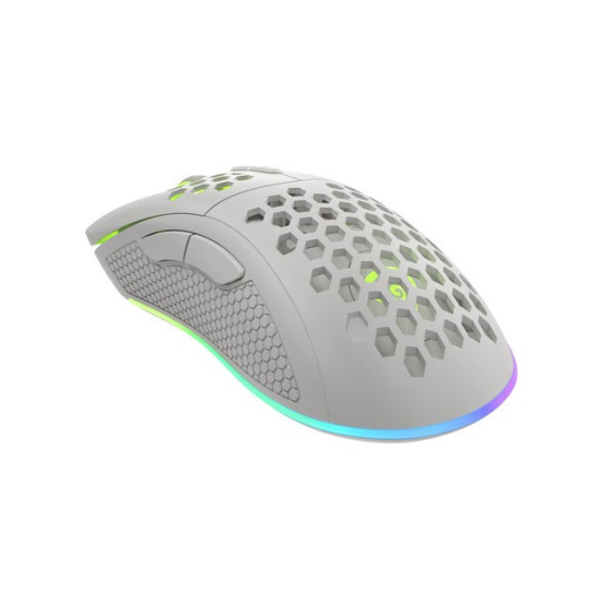 Mysz Krypton 555 8000DPI podświetlenie RGB Biała 