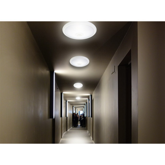 Plafon LED 12W z czujnikiem ruchu pir Energy MCE131 Zasięg 6m
