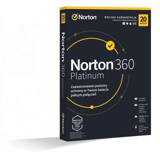 *Norton360 PLATINUM100GB PL 1U 20Dvc 1Y 21427517 *Norton360 PLATINUM100GB PL 1U 20Dvc 1Y 21427517
