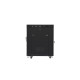 Szafa instalacyjna RACK stojąca 19 15U 800X1000 czarna drzwi szklane LCD  (FLAT PACK) 