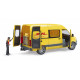 Bus MB Sprinter DHL z figurką i akcesoriami