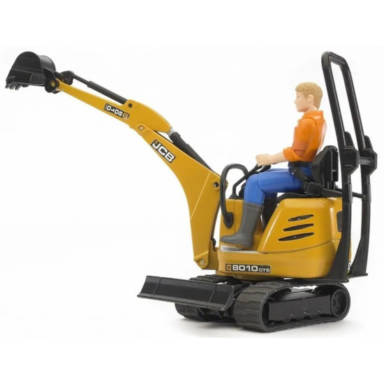 Mikrokoparka JCB 8010 CTS z figurką