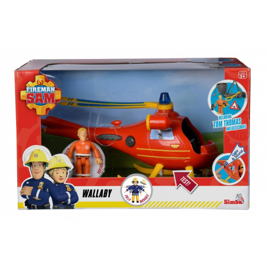 Helikopter Strażak Sam Wallaby z figurką
