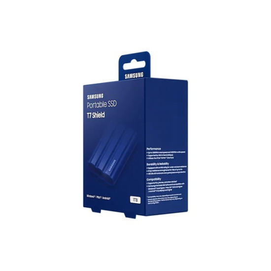 Dysk SSD T7 Shield 1TB USB 3.2, niebieski