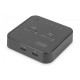 Podwójna stacja dokująca do dysków SSD M.2 NVMe z funkcją klonowania offline, USB-C, Czarna