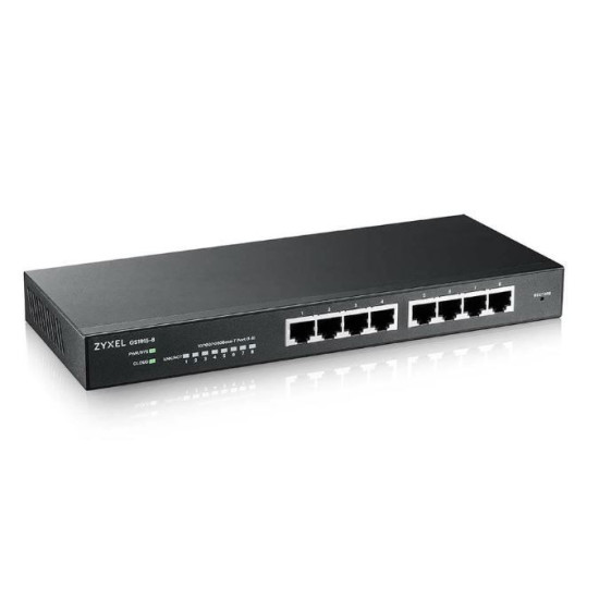 Przełącznik zarządzalny GS1915-8 8port GbE Smart mode Switch NebulaFlex Cloud 