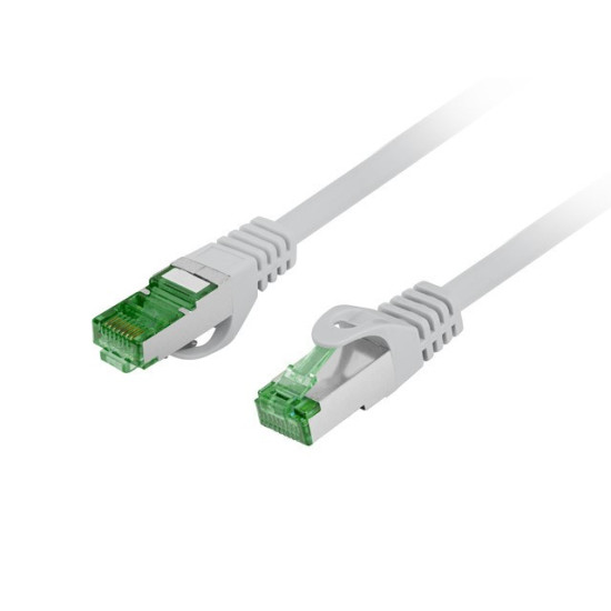 Patchcord cat.7 S/FTP LSZH CU 0.25m szary fluke passed