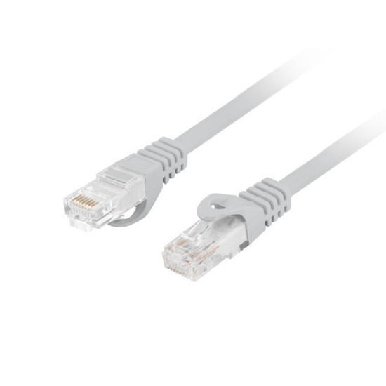 Patchcord kat.6 UTP LSZH CU 3m szary fluke passed