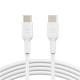 Kabel Booster Charge USB-C/USB-C PVC 2m, biały