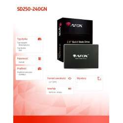 Dysk SSD - 240GB TLC 555 MB/s 