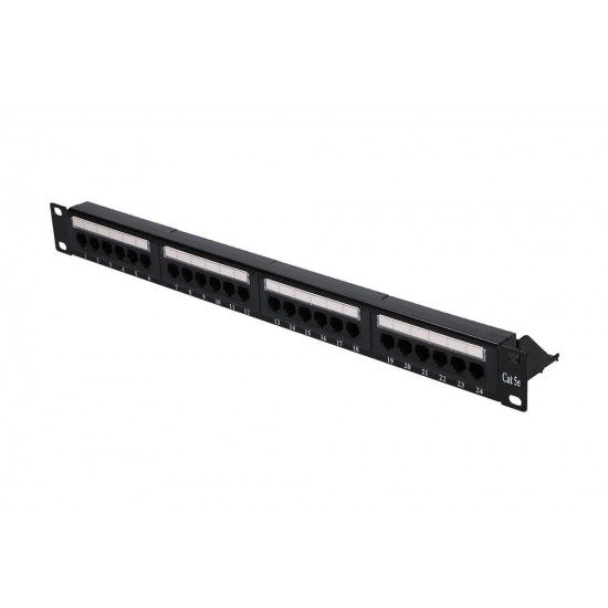 Patchpanel CAT5E UTP V2 24 porty