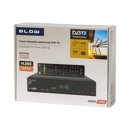 Tuner TV DVB-T2 4625FHD H.265 