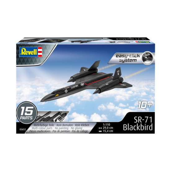Model plastikowy SR-71 Blackbird Easy-Click 1/110