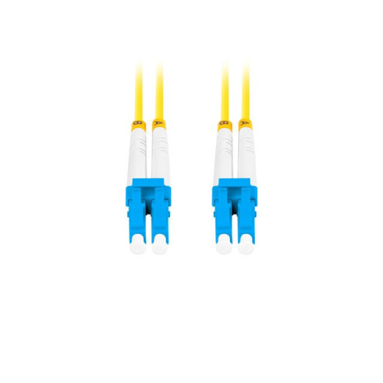 Patchcord światłowodowy Sm Lc/Upc-Lc/Upc Duplex 3.0Mm 3M żółty