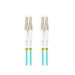 Patchcord światłowodowy Mm Lc/Upc-Lc/Upc Duplex 3.0mm 3m Aqua
