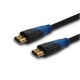 Kabel HDMI oplot nylon złoty v1.4 4Kx2K 1.5m, wielopak 10 szt., CL-02