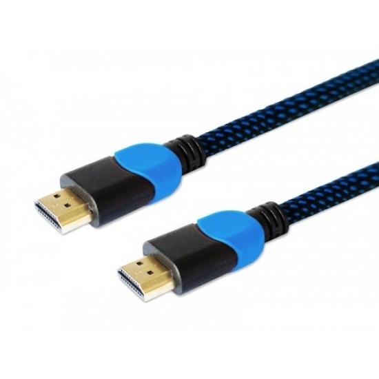 Kabel HDMI 2.0 dedykowany do Playstation niebiesko-czarny 1,8m, GCL-02