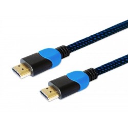 Kabel HDMI 2.0 dedykowany do Playstation niebiesko-czarny 3m, GCL-05