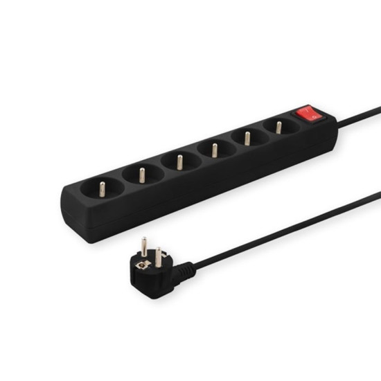 Listwa zasilająca 6 gniazd 5m, LZ-04