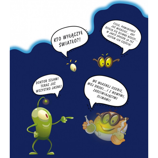 Zestaw naukowy Crazy Science Slime w ciemności