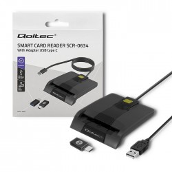 Inteligentny czytnik chipowych kart ID SCR-0634 | USB typu C 
