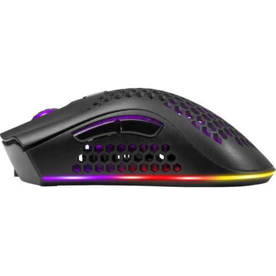 Mysz gamingowa bezprzewodowa Warlock GM-709L Optic RF RGB 2400 dpi 8P 