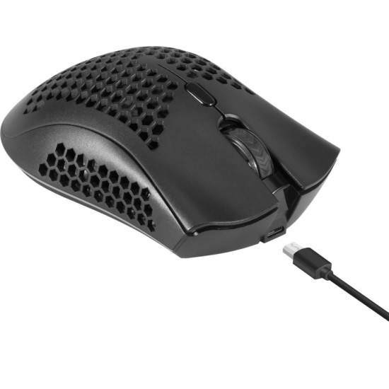 Mysz gamingowa bezprzewodowa Warlock GM-709L Optic RF RGB 2400 dpi 8P 