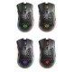 Mysz gamingowa bezprzewodowa Warlock GM-709L Optic RF RGB 2400 dpi 8P 