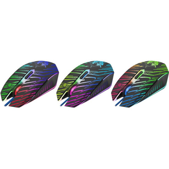 Mysz gamingowa przewodowa DARK AGENT GM-590L 12800 dpi 6P