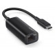 CB-A30 aluminiowa karta sieciowa USB-C Gigabit 10/100/1000 Mbps RJ45 | 1 Gb/s | USB 3.0 Typ C | diody LED