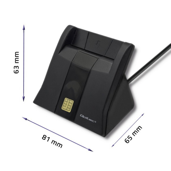 Inteligentny czytnik chipowych kart ID | USB 2.0 | Plug&play 