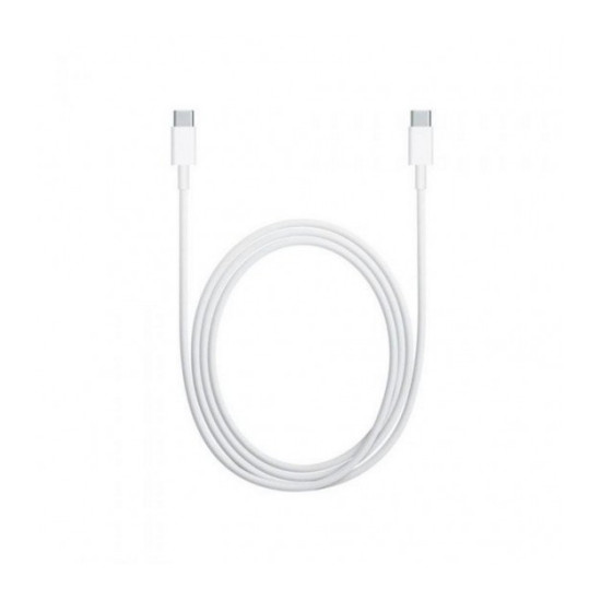 Kabel USB C - USB C 1 m. silikonowy biały