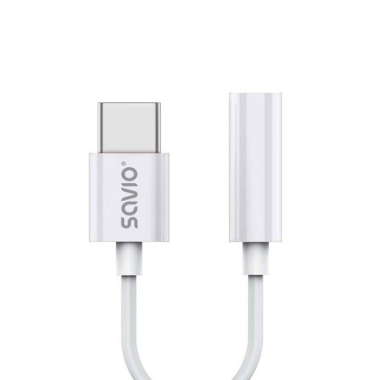 Adapter USB-C - Mini Jack 3,5mm, Xiaomi, Huawei, Oppo,  AK-51