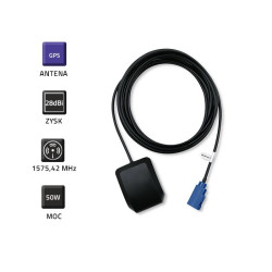 Antena GPS | 28dBi | Zewnętrzna 