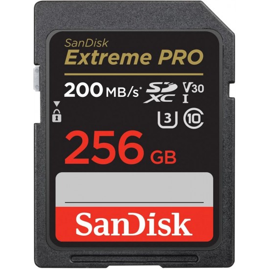 Karta pamięci Extreme Pro SDXC 256GB 200/140 MB/s V30 UHS-I 