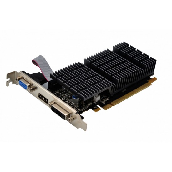 Karta graficzna - Radeon HD 6450 2GB DDR3 64Bit DVI HDMI VGA LP Radiator 