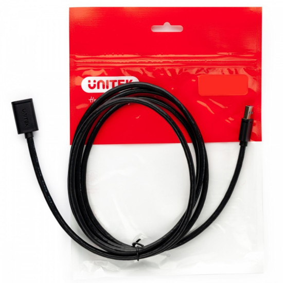 Przedłużacz USB 2.0 AM-AF, 0.5m; Y-C447GBK 