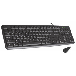 Klawiatura Maverick Black USB PS2
