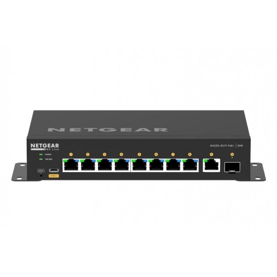 Przełącznik zarządzalny GSM4210PD Switch 8xGE PoE+ 1xSFP 