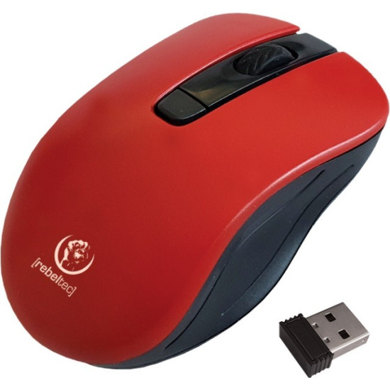 Mysz bezprzewodowa Rebeltec STAR red 800/1000/1600 DPI 