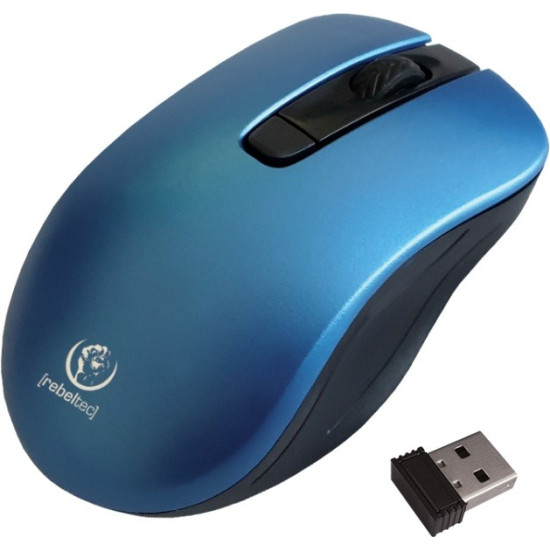 Mysz bezprzewodowa Rebeltec STAR blue 800/1000/1600 DPI 