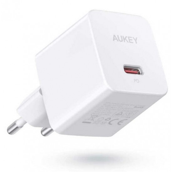 PA-Y20S White Mini ładowarka sieciowa 1xUSB-C 20W PD Power Delivery