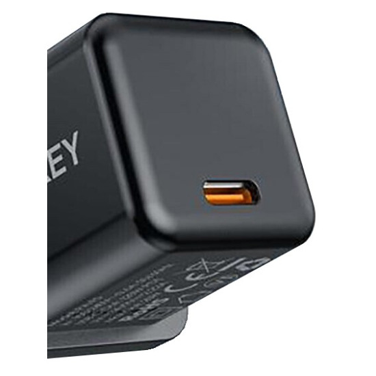 PA-F5 OEM Black Mini ładowarka sieciowa 1xUSB-C 20W PD Power Delivery