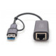 Karta sieciowa przewodowa USB 3.1 Typ C + USB A do 1x RJ45 2.5 Gigabit Ethernet 10/100/1000/2500Mbps