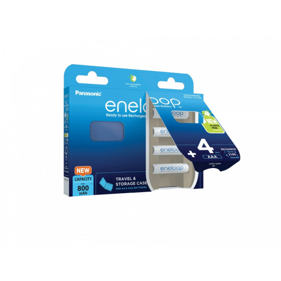 Akumulator Eneloop AAA 800 mAh 4 szt + pudełko 