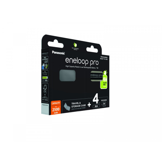Eneloop PRO akumulator 2500 mAh AA 4szt+pudełko 