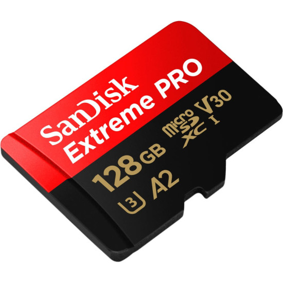 Karta Extreme Pro microSDXC 128GB 200/90 MB/s A2 V30 