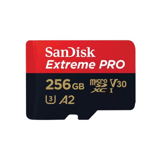 Karta Extreme Pro microSDXC 256GB 200/140 MB/s A2 U3 Karta Extreme Pro microSDXC 256GB 200/140 MB/s A2 U3