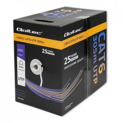 Kabel sieciowy/skrętka UTP | CAT6 | 305m 