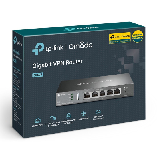 Router Multi-WAN VPN  ER605 Gigabit